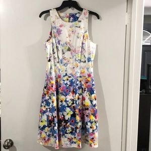 Maggy London | floral fit and flare dress